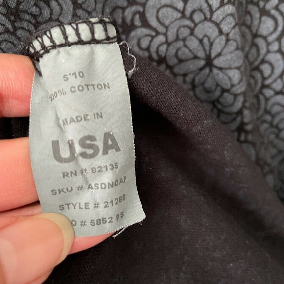 Fresh Produce Floral‎ Gray Black Dress - Picture 8 of 11